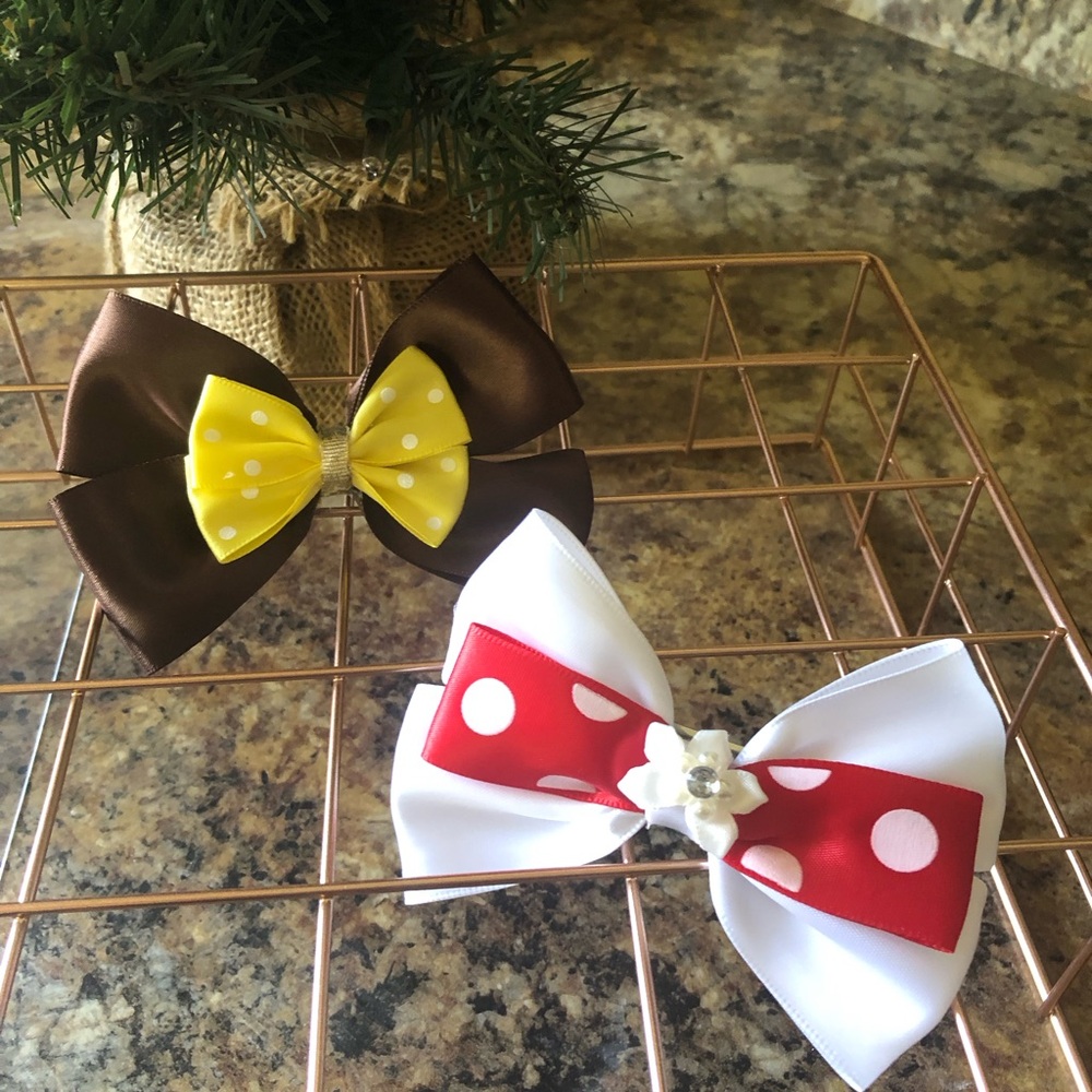 Handmade Hair Ribbon 🎀 2 p
